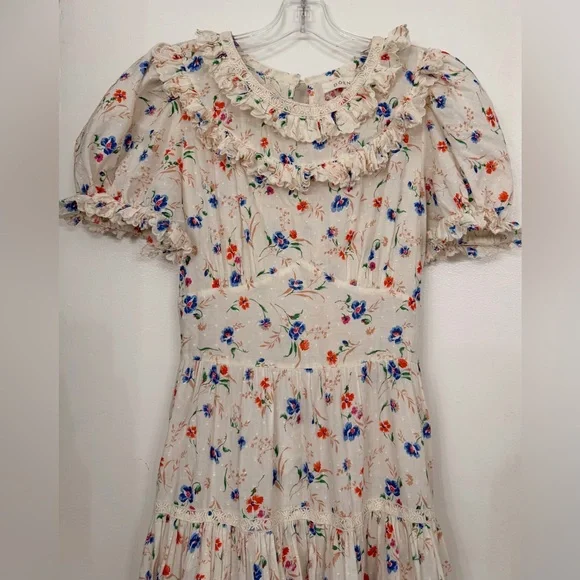 Doen Fiore Maxi Dress Octavia Floral Print Size Medium - Picture 5 of 12